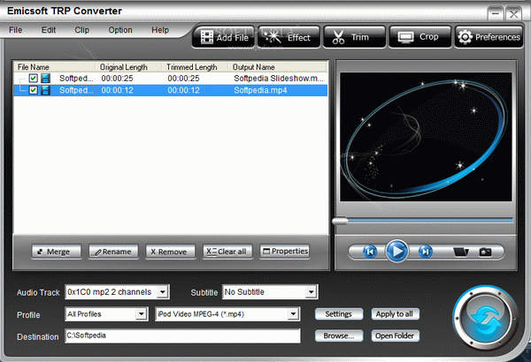 Emicsoft TRP Converter