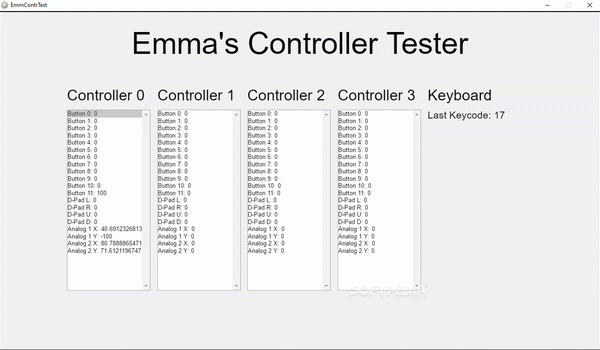 Emma''s Controller Tester