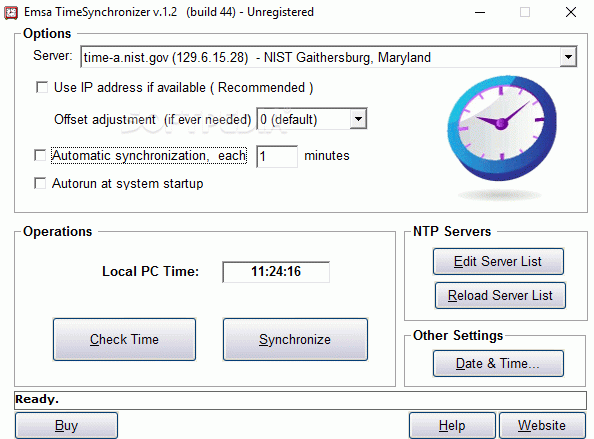 Emsa TimeSynchronizer