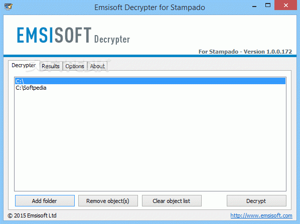 Emsisoft Decrypter for Stampado