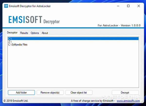 Emsisoft Decryptor for AstraLocker