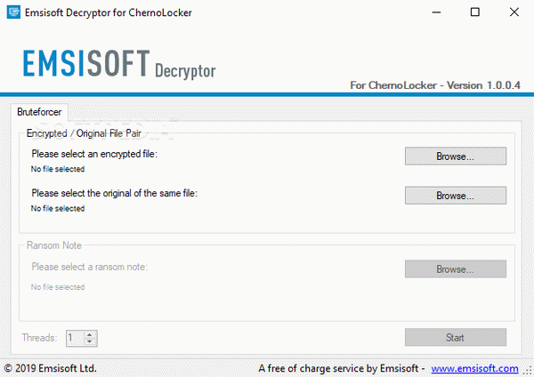 Emsisoft Decryptor for ChernoLocker