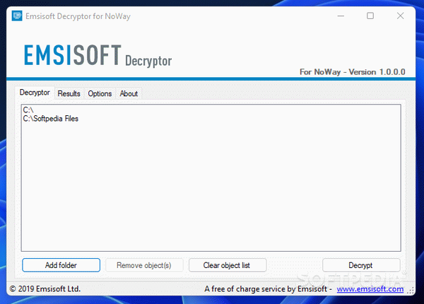 Emsisoft Decryptor for NoWay