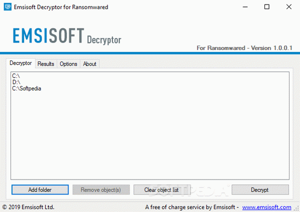 Emsisoft Decryptor for Ransomwared