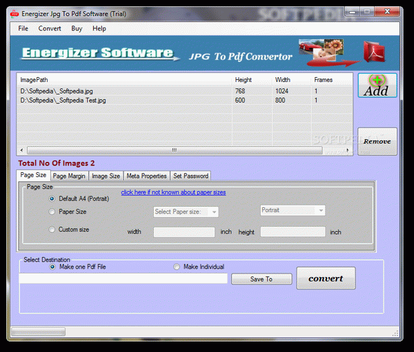 Energizer Jpg To Pdf Software