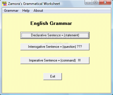 English Grammar Worksheet