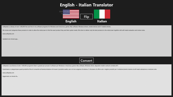 English Italian Translator for Windows 8