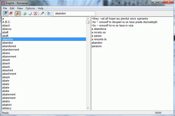 English - Romanian Dictionary