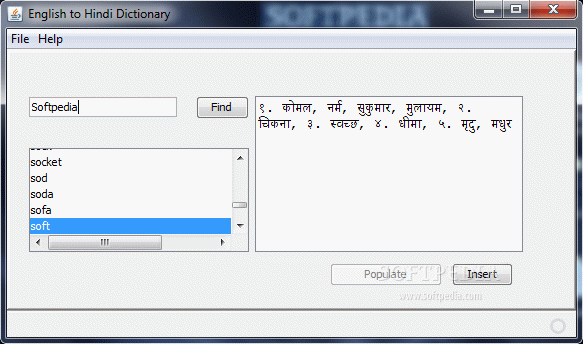 English to Hindi Dictionary