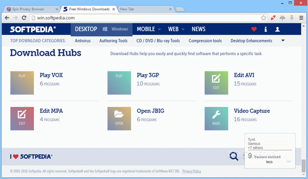Epic Privacy Browser