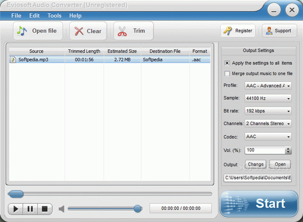 Eviosoft Audio Converter