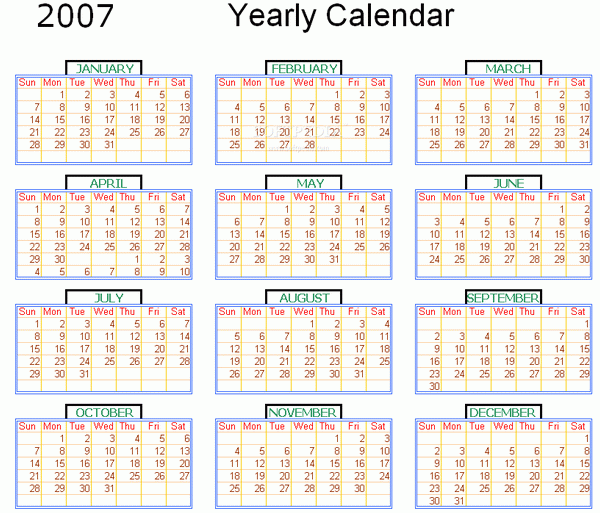 Excel Calendar Creator