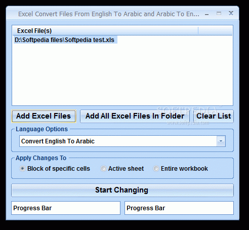 Excel Convert Files From English To Arabic and Arabic To English Software