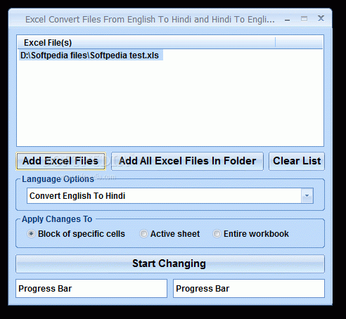 Excel Convert Files From English To Hindi and Hindi To English Software