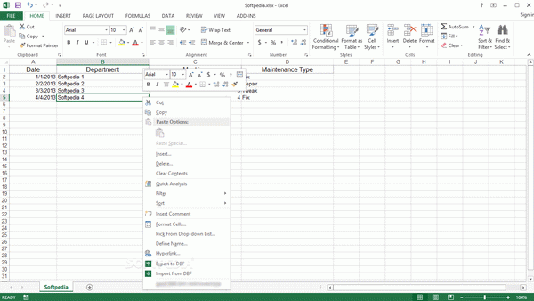 Excel DbfMate