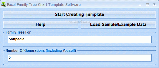 Excel Family Tree Chart Template Software