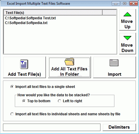 Excel Import Multiple Text Files Software