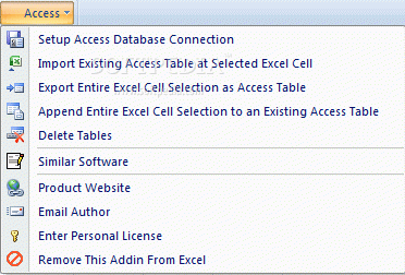 Excel MS Access Import, Export & Convert Software