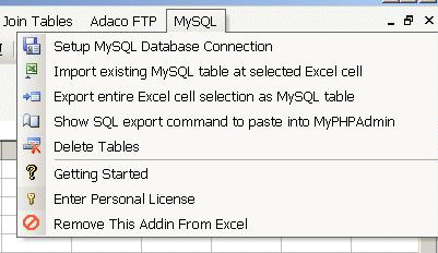 Excel MySQL Import, Export & Convert Software