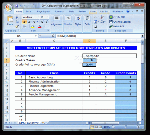 GPA Calculator