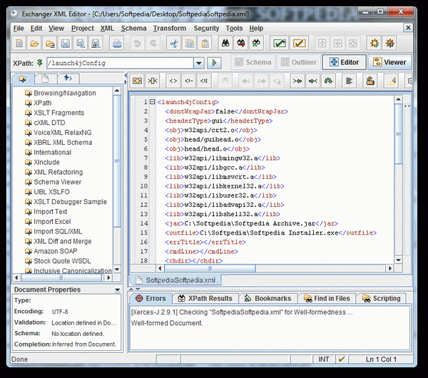 Exchanger XML Editor