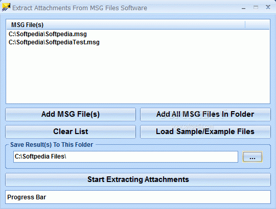 Extract Attachments From MSG Files Software