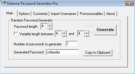 Extreme Password Generator Pro