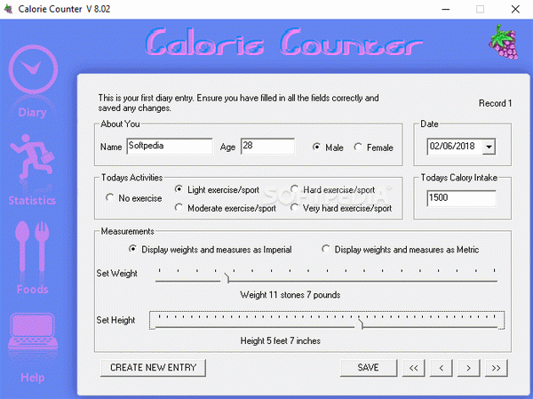 Calorie Counter