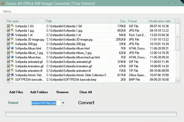 Ezovo All Office Pdf Image Converter