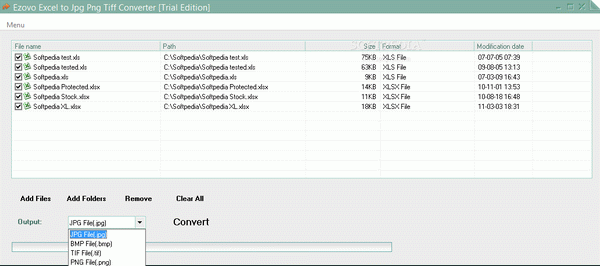 Ezovo Excel to Jpg Png Tiff Converter