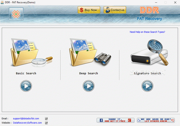 FAT Data Recovery Application