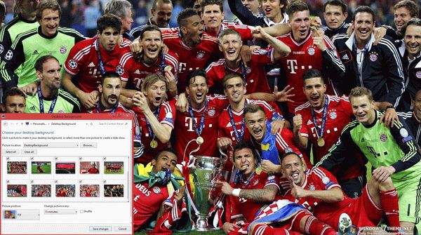 FC Bayern Windows 7 Theme