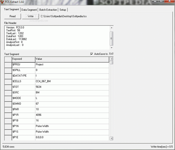 FCS Extract