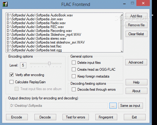 FLAC Frontend