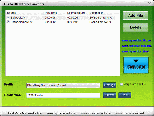 FLV to BlackBerry Converter