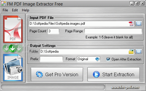 FM PDF Image Extractor Free
