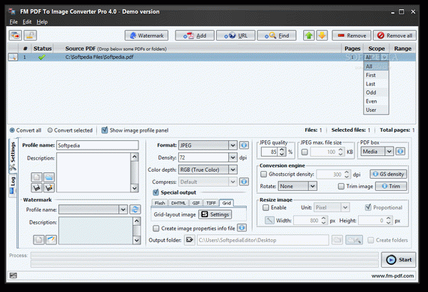 FM PDF To Image Converter Pro
