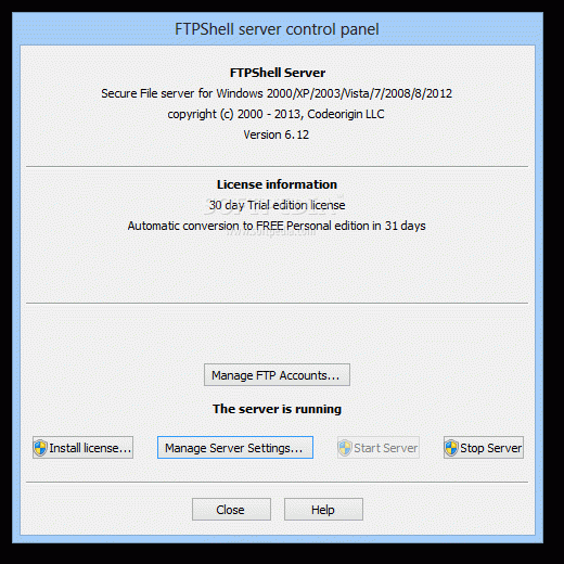 FTPShell Server