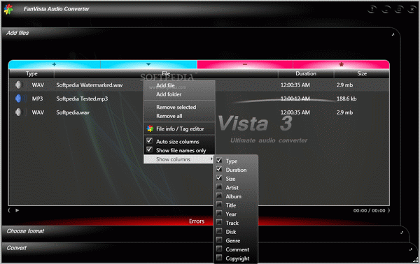 FanVista Audio Converter