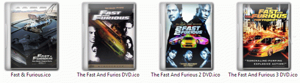 Fast And Furious Icon Set