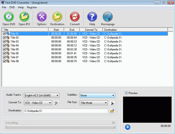 Fast DVD Converter