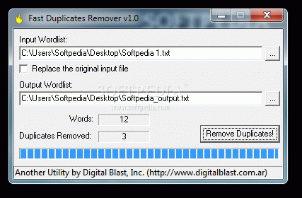 Fast Duplicates Remover