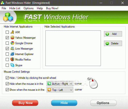 Fast Windows Hider