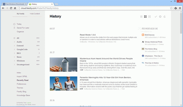 Feedly for Chrome