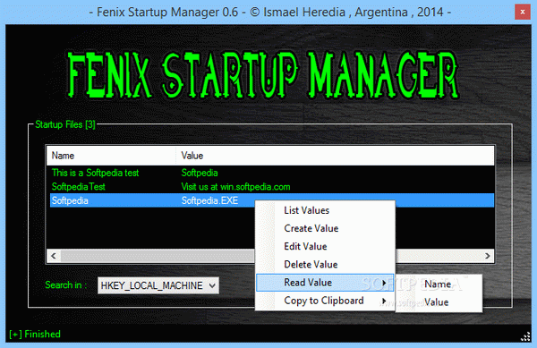 Fenix Startup Manager