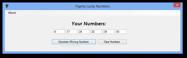 Figerty Lucky Numbers