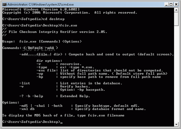 Microsoft File Checksum Integrity Verifier