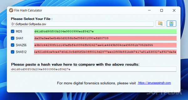 File Hash Calculator