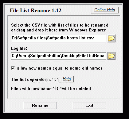 File List Rename