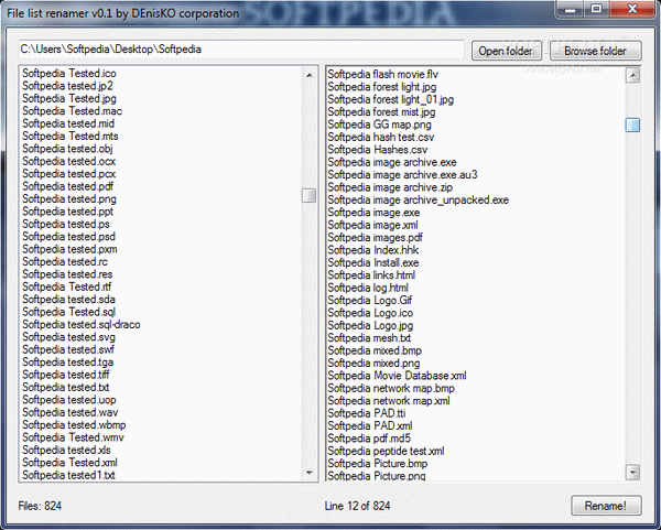 File List Renamer